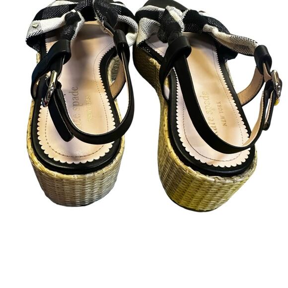 Kate Spade Betsy Platform Bow Sandals Size 8 - Picture 11 of 11